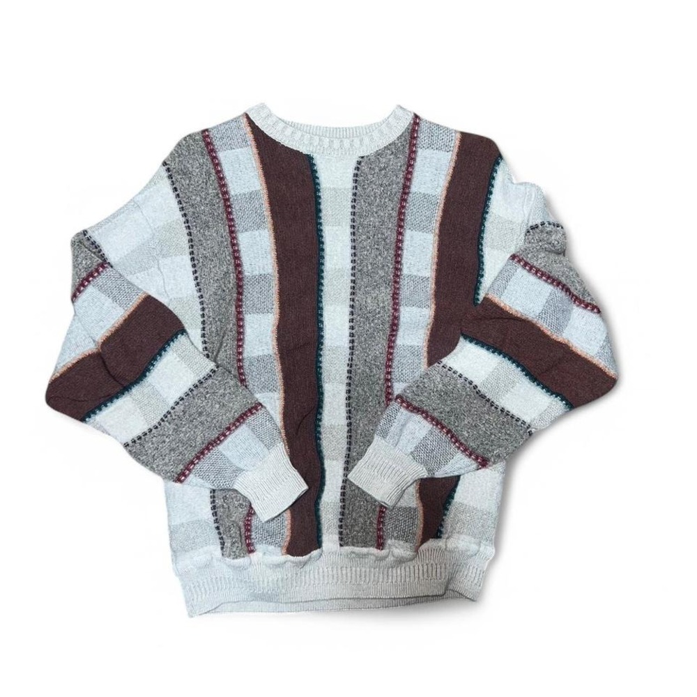 Vintage 3-D knit sweater